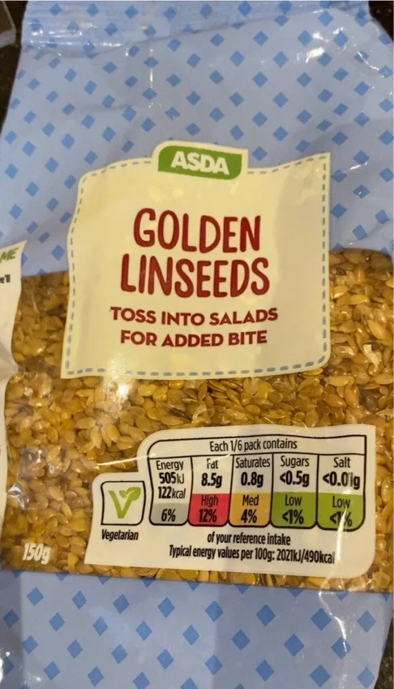 Golden linseeds
