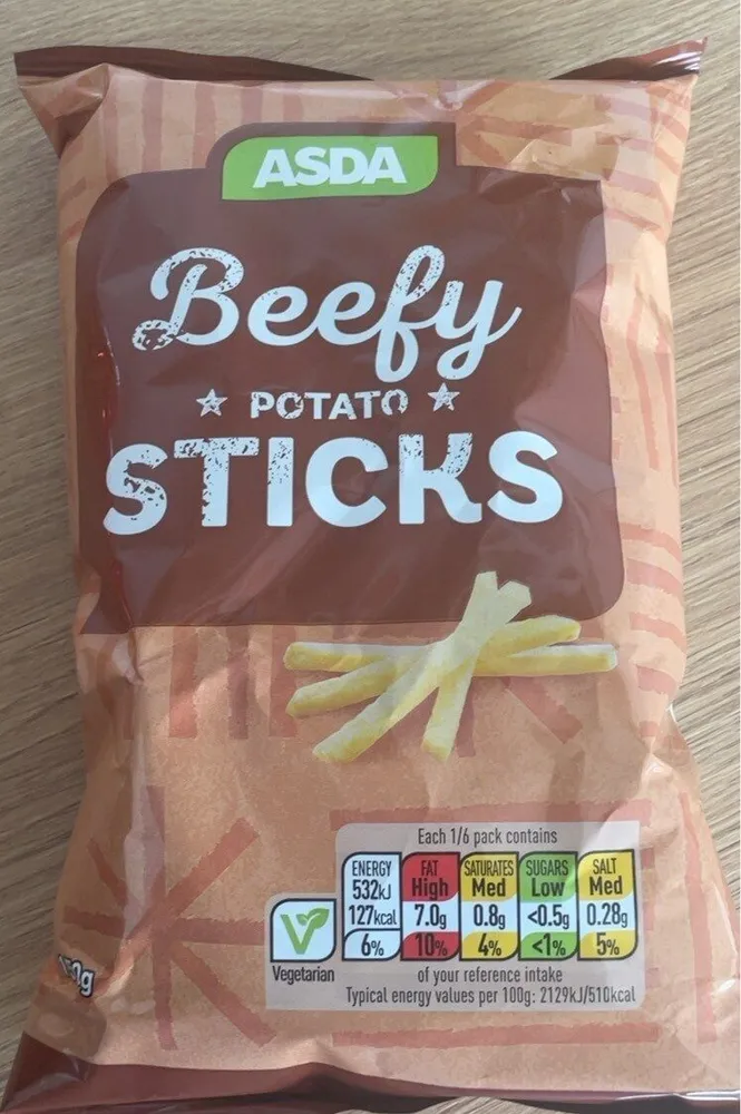 Beefy potato sticks