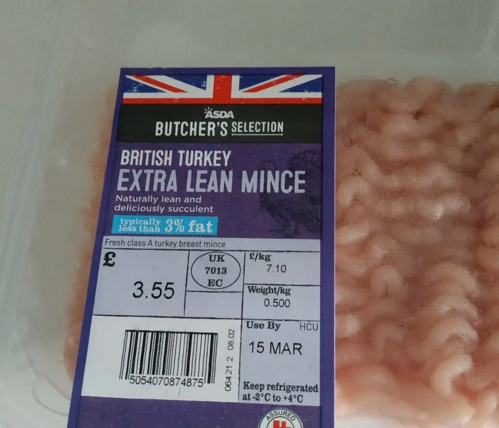 Turkey extra lean mince