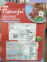 Irish Beef Lean Steak Mince