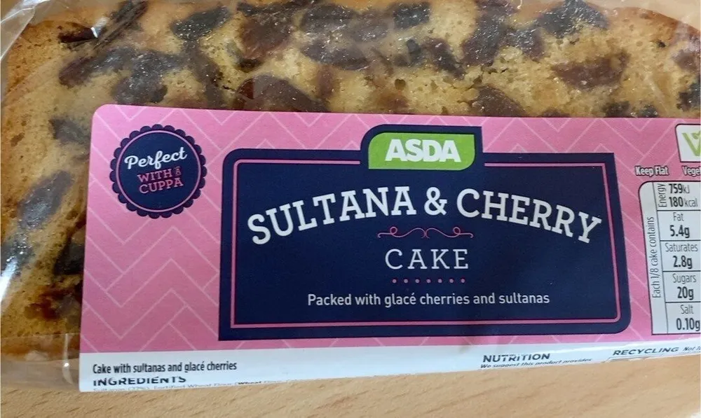 Sultana & Cherry cake