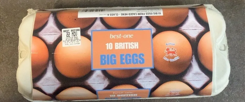10 British Big Eggs
