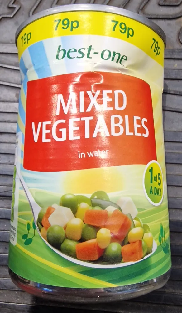 Mixed Vegetables in Water