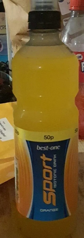 Orange sport isotonic drink