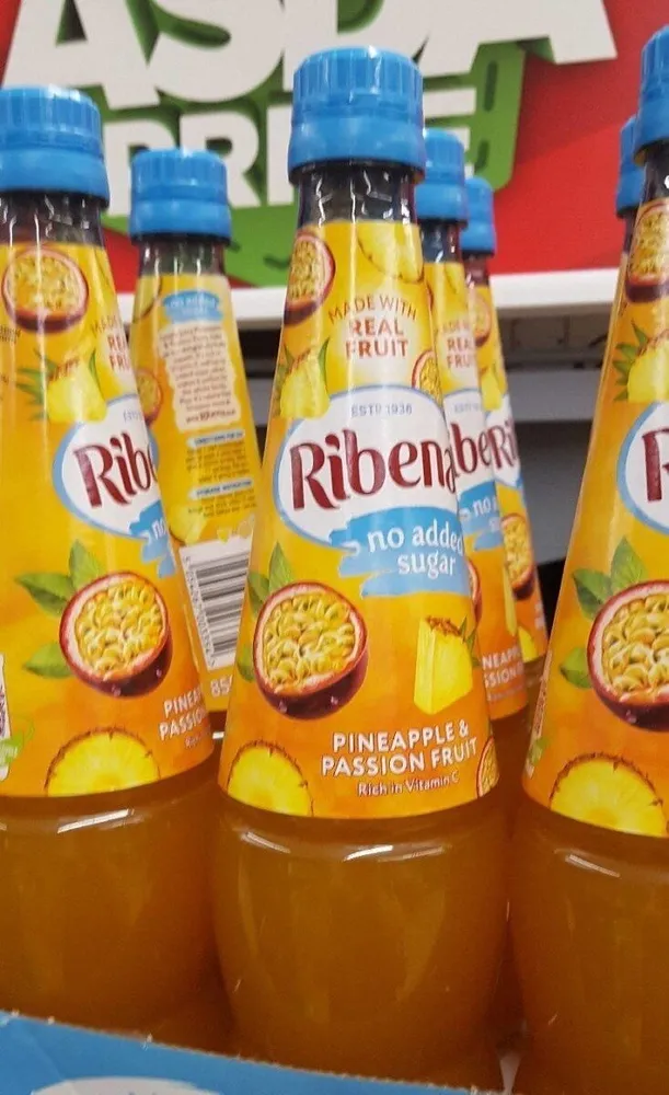 Ribena pineapple and passionfruit no added sugar
