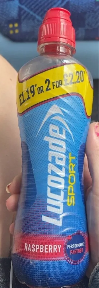 Lucozade sport raspberry