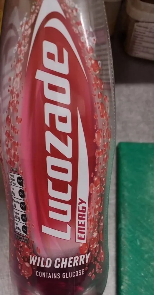 Wild cherry lucozade