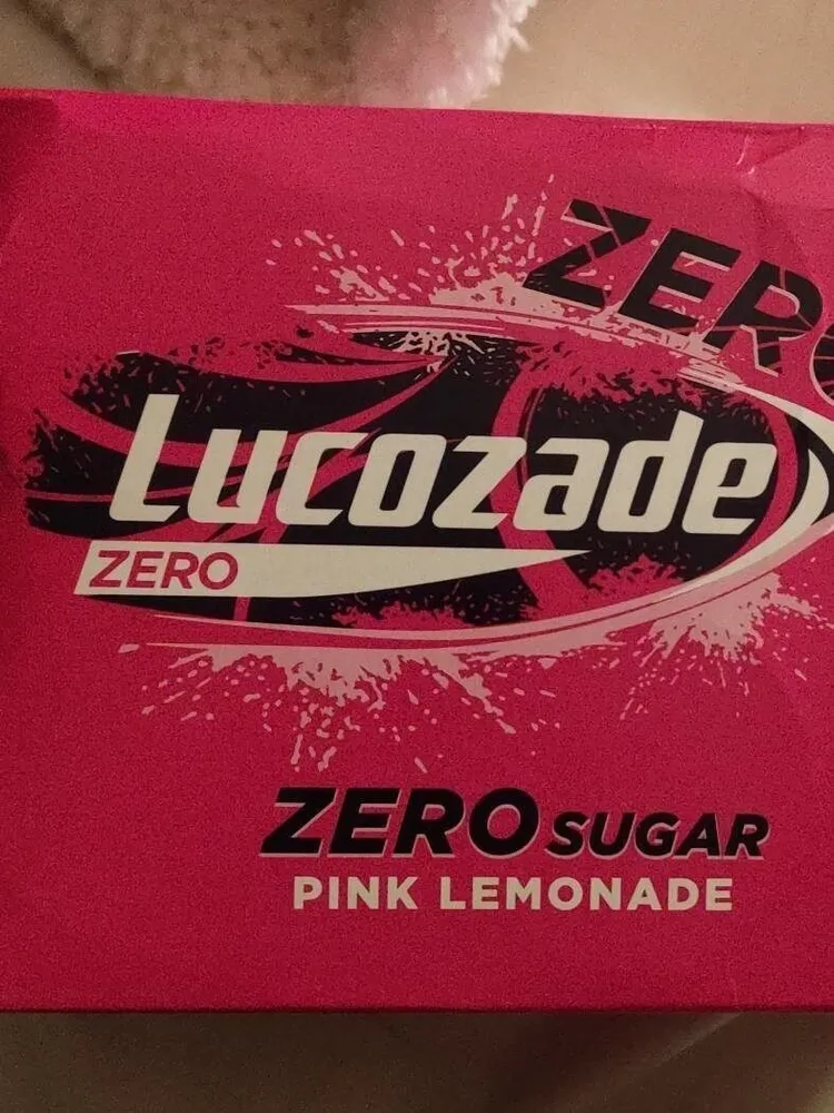 Pink lucozade