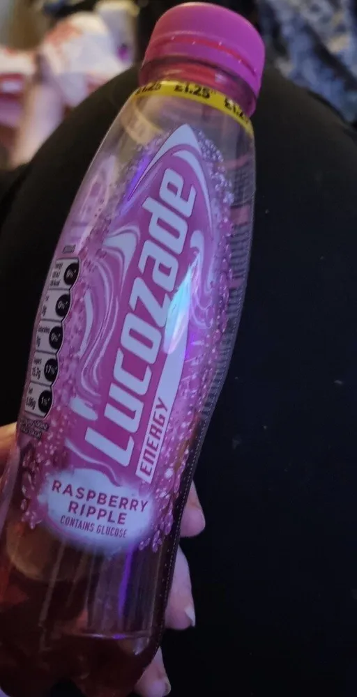 Lucozade raspberry ripple