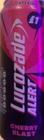 cherry blast lucozade alert