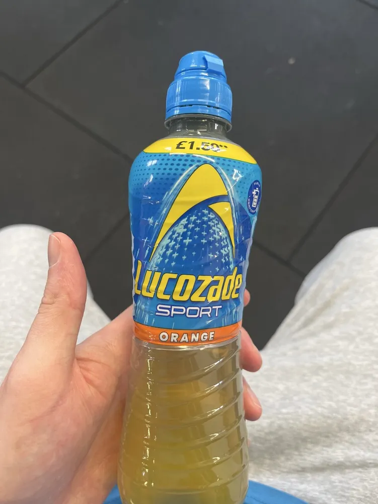 Lucozade sports orange