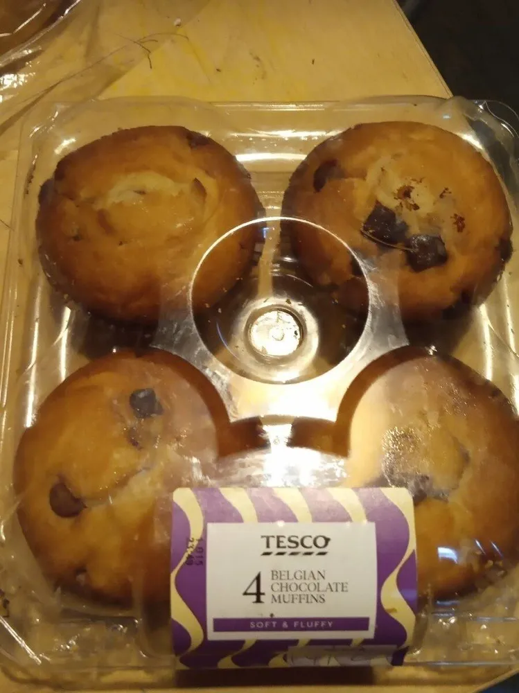 Belgian chocolate muffins