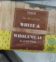 White and wholemeal bread
