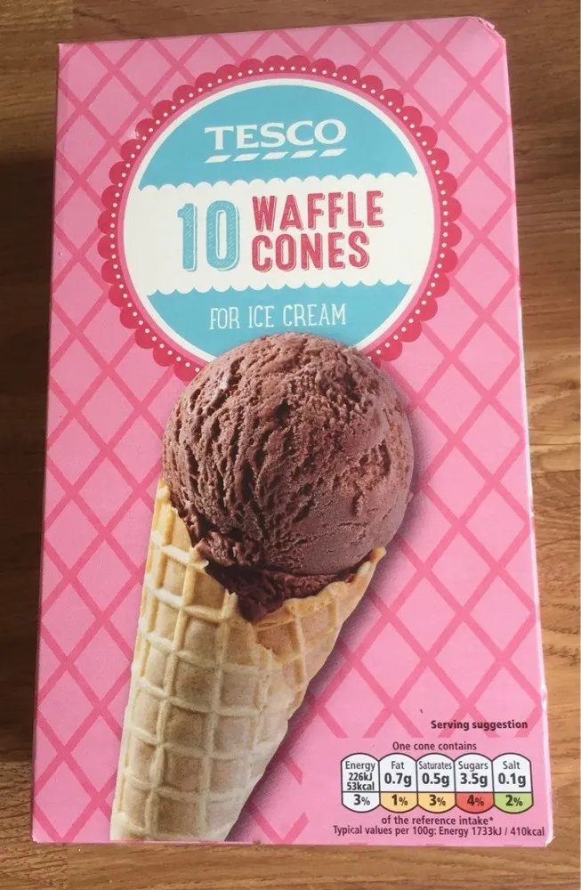 10 Waffle cones