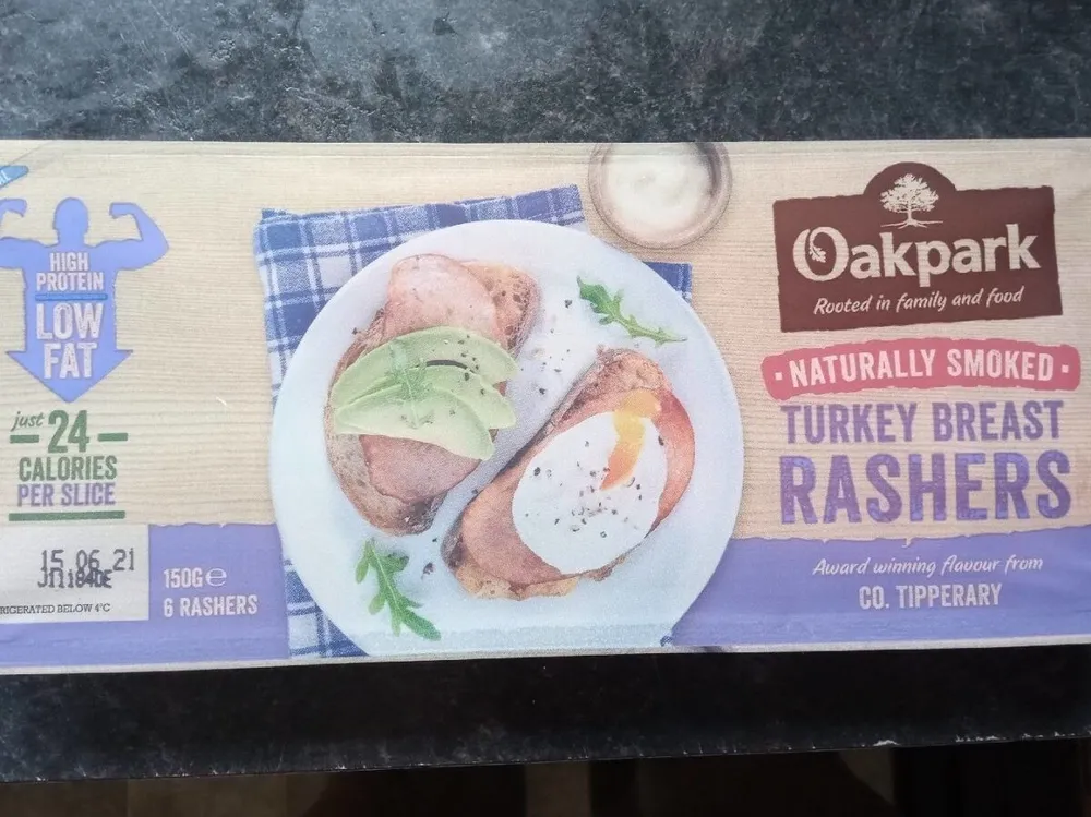 Turkey breast rashers