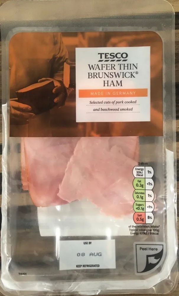 Wafer Thin Brunswick Ham