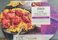 Lamb rogan josh with pilau rice