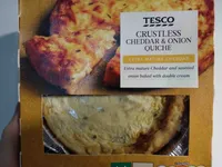 Crustless Cheddar & Onion Quiche