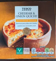 Cheddar and Onion Quiche