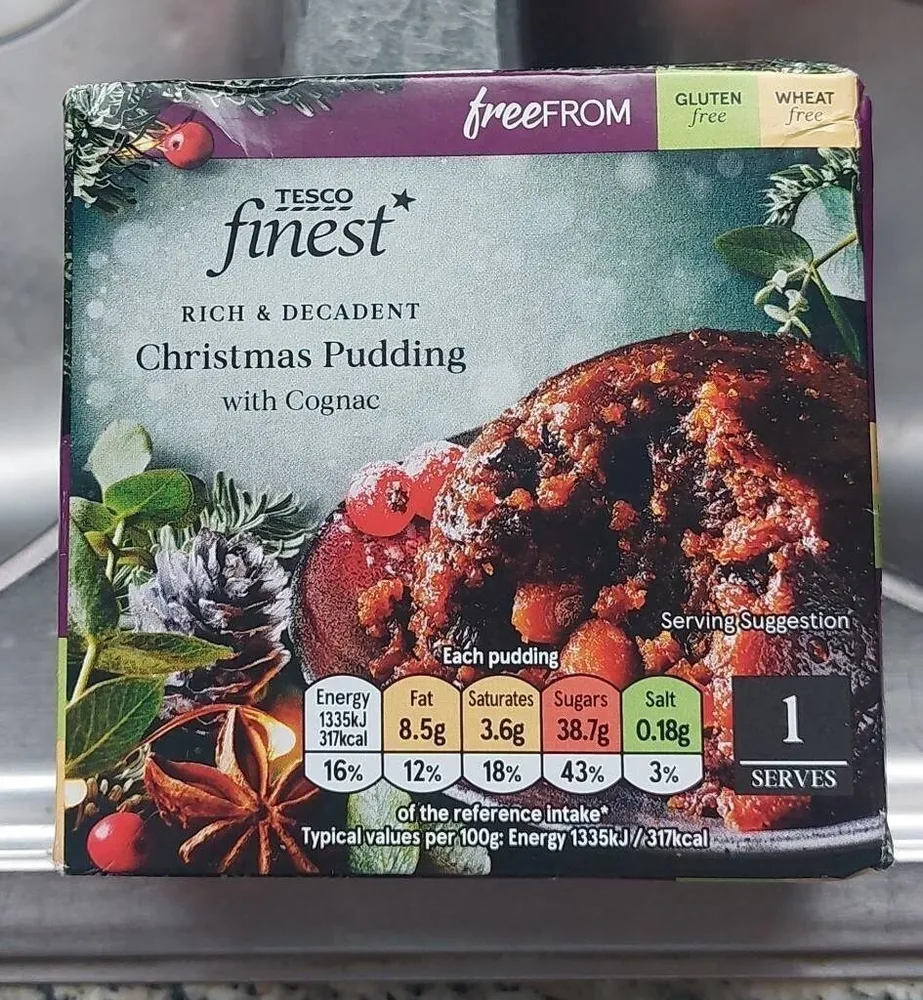 Christmas Pudding with Cognac