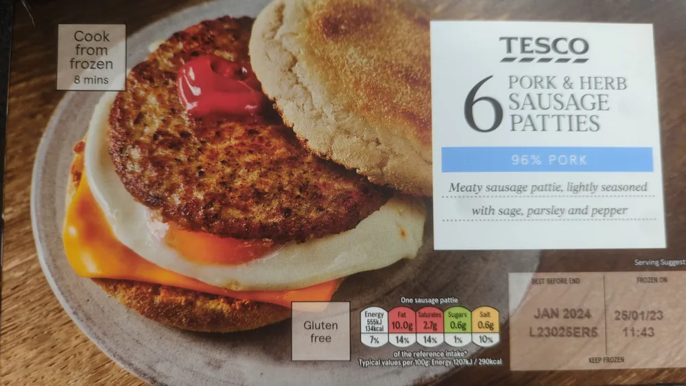 Pork & herb Sausage Patties