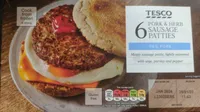 Pork & herb Sausage Patties