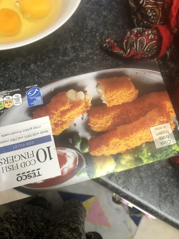 10 Cod Fish Fingers