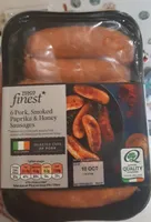 Smoked paprika and honey sausages