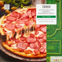 Stonebaked Thin Double Pepperoni PizzaPrice Marked