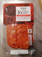 Chorizo slices