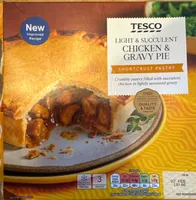 tesco chicken & gravy pie