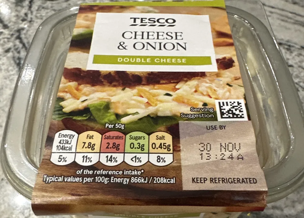 Cheese & Onion Sandwich Filler