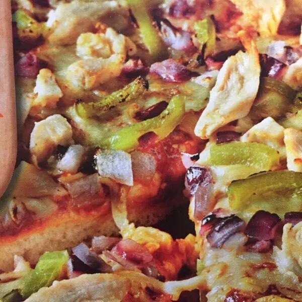Deep Pan BBQ Chicken Pizza