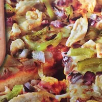 Deep Pan BBQ Chicken Pizza
