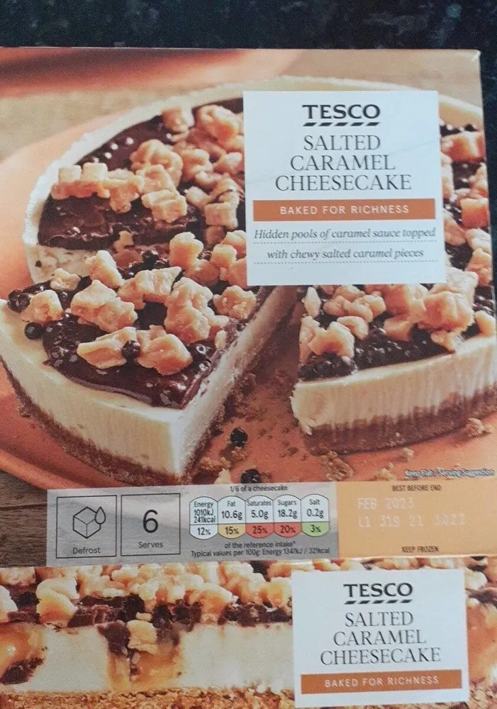 Salted caramel cheesecake