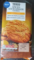 Spiced Stem Ginger Cookies