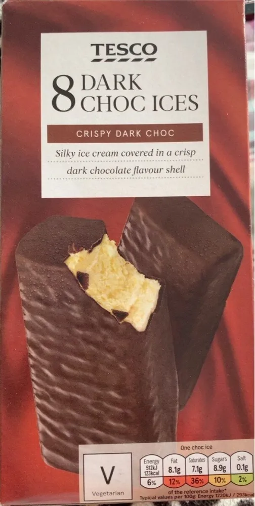 8 Dark choc ices