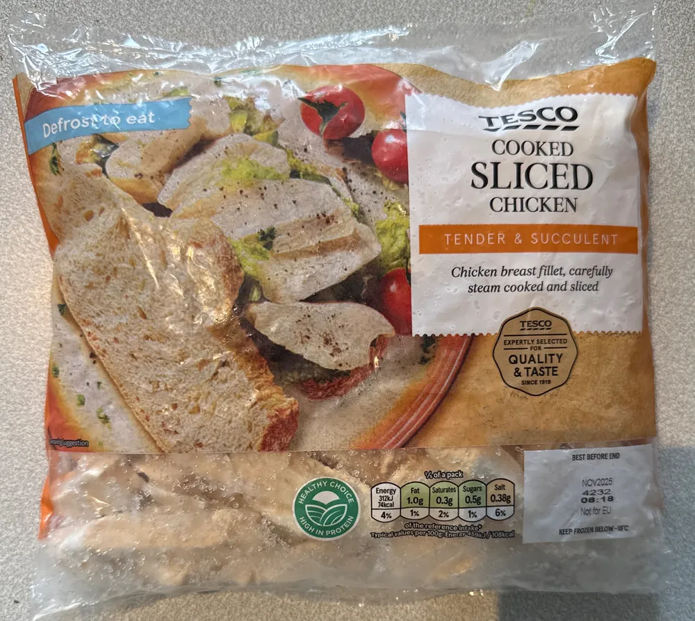 Cooked Sliced Chicken