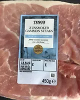 2 UNSMOKED GAMMON STEAKS