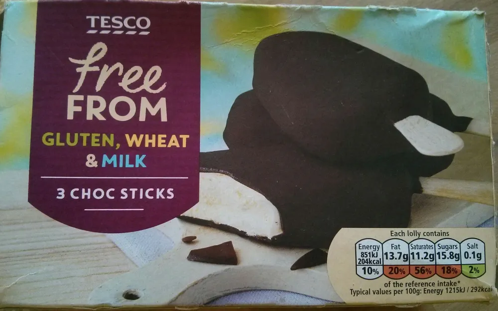 3 Choc Sticks