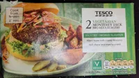 2 Vegetarian Monterey Jack BBQ Bean Burgers