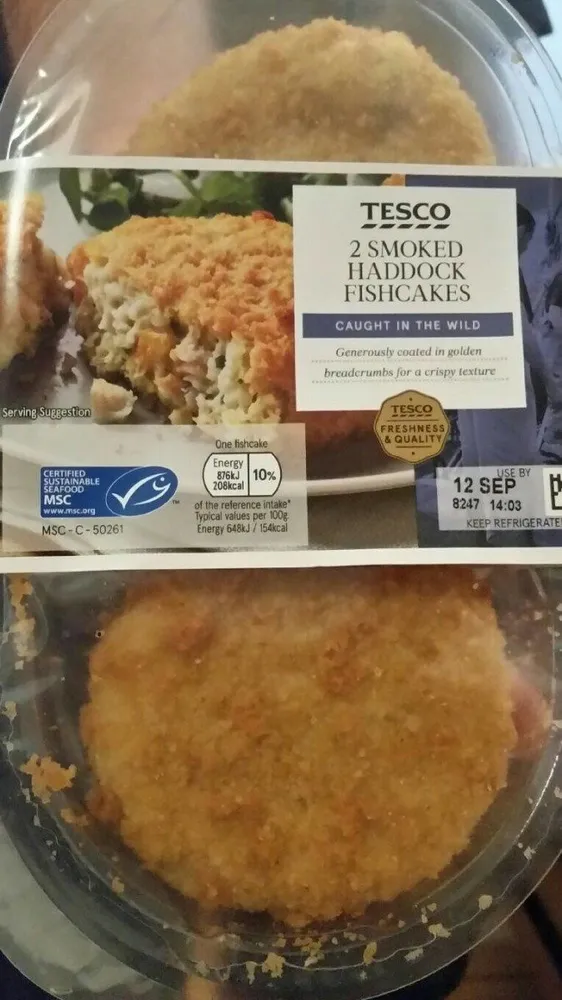 Smoked haddock fishcakes