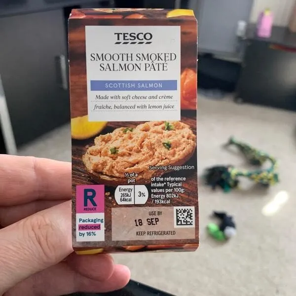 Smooth smoked  salmon pate
