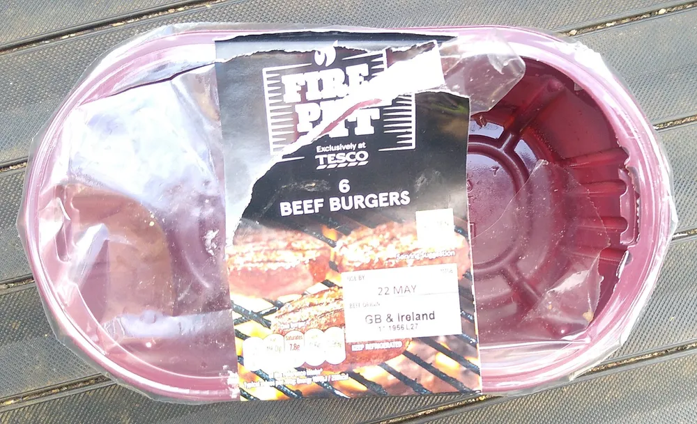 Fire Pit Beef Burgers