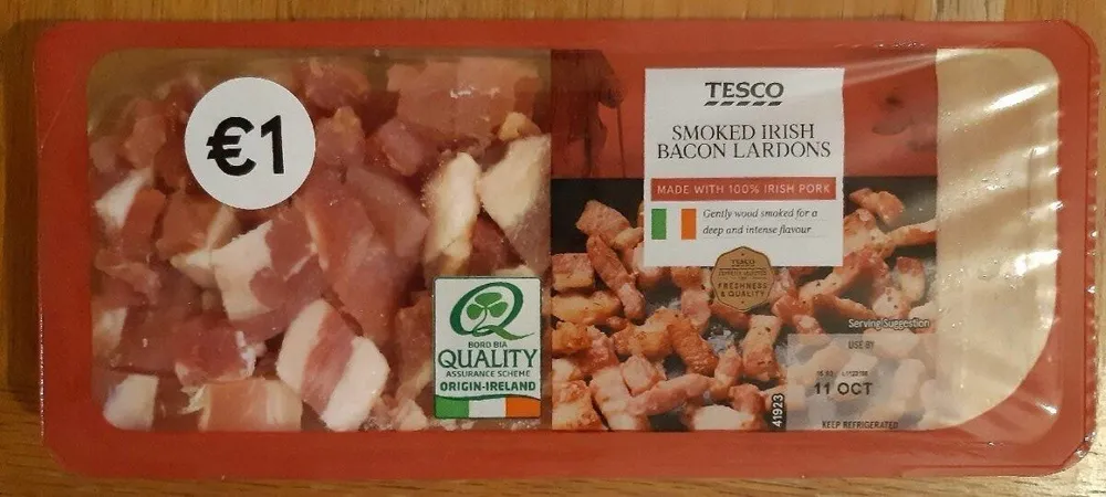 Smoked Irish bacon lardons