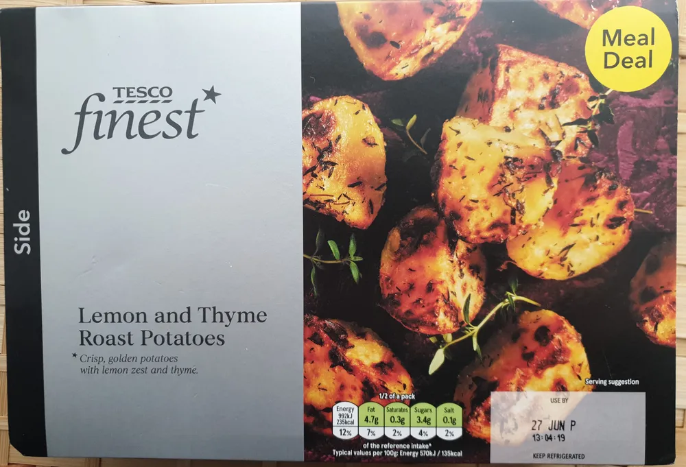 Tesco Finest Lemon and Thyme Roast Potatoes