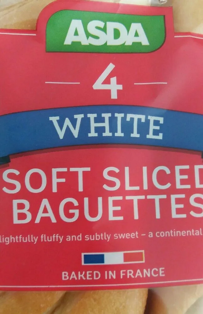 Soft sliced baguettes