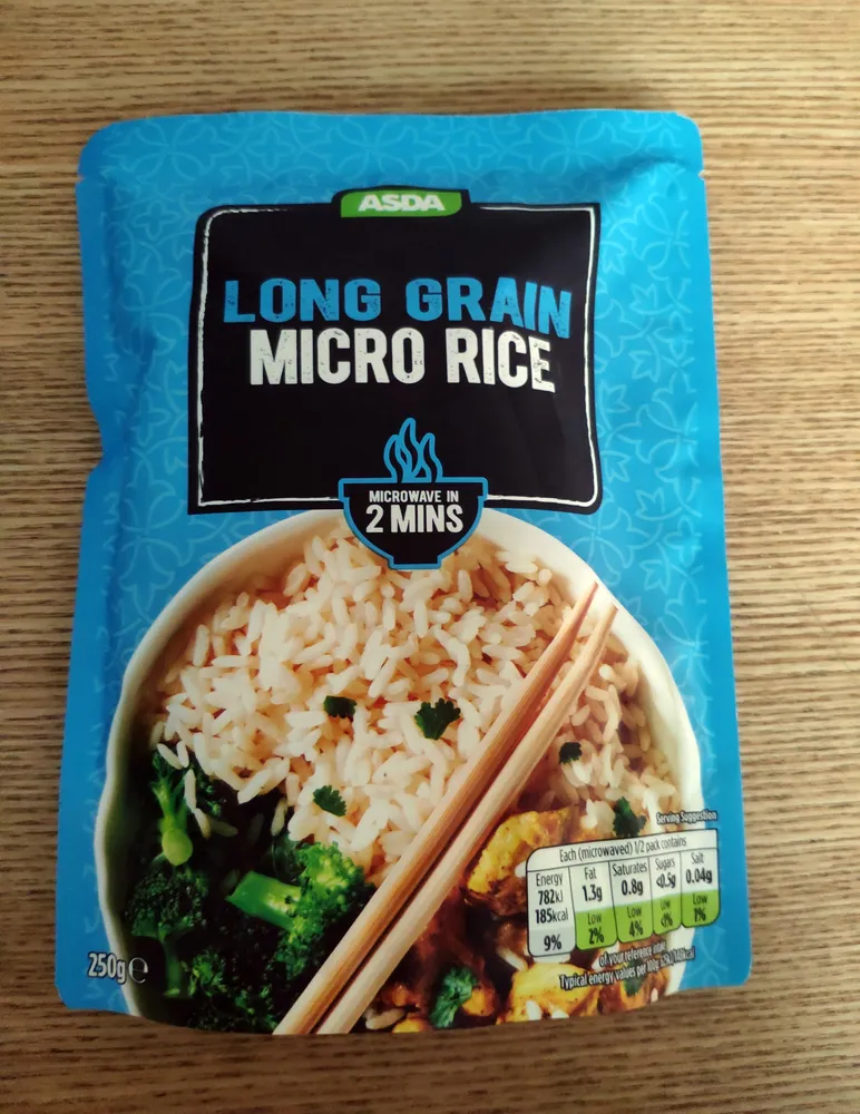Cooked long grain rice