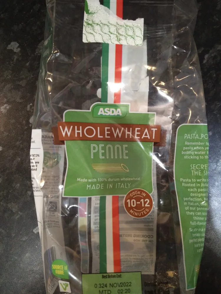 Wholewheat Penne Pasta
