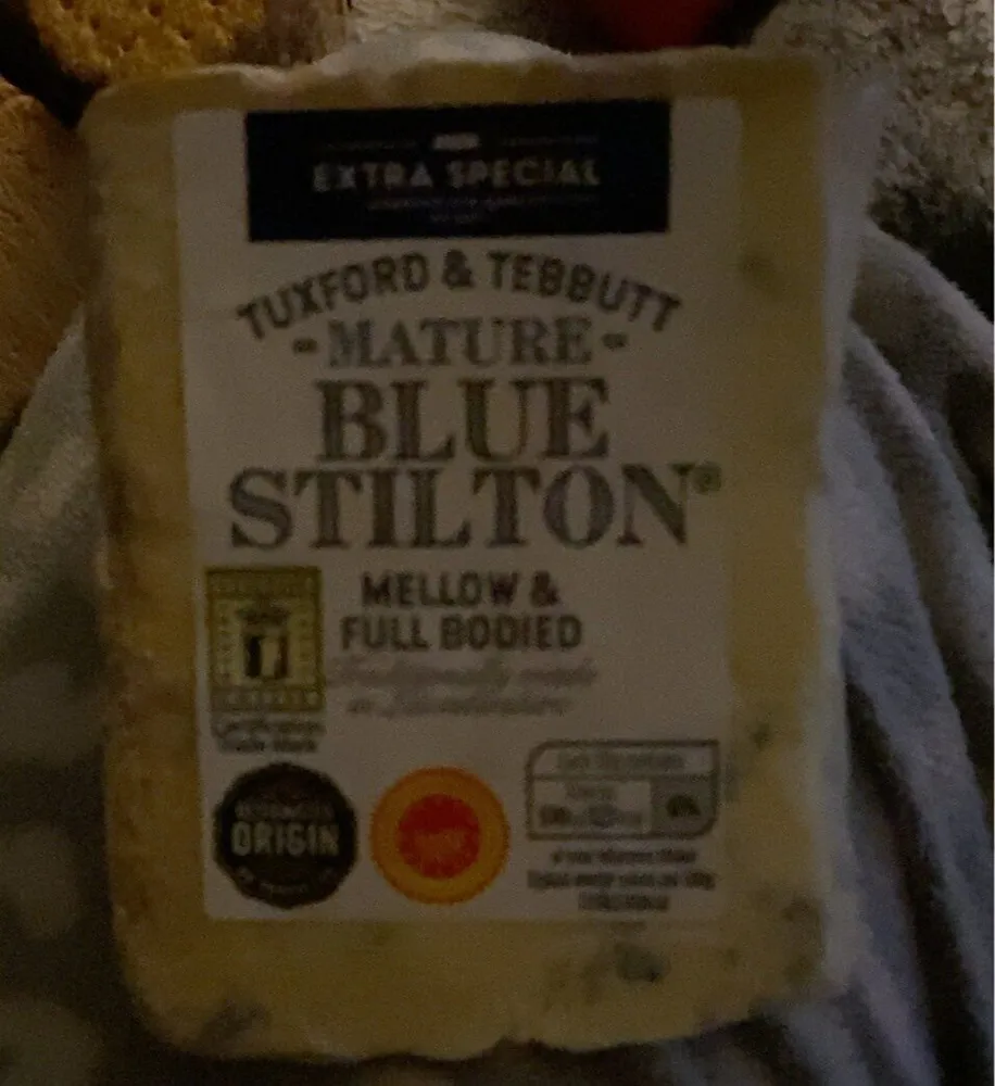 Mature blue stilton